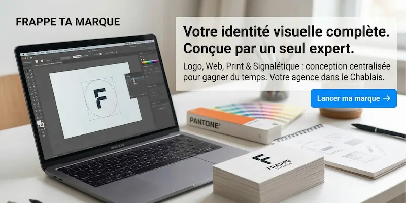 Identité visuelle & cartes de visite Suisse — Frappe ta marque